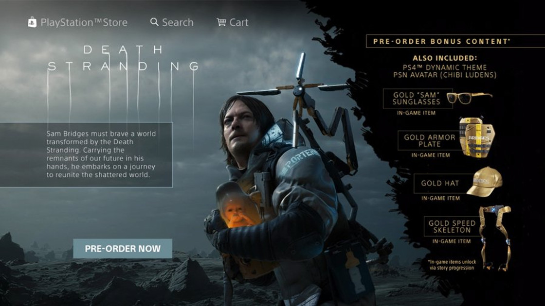 Death Stranding : Un leak de précommande et un trailer ce soir à 17h