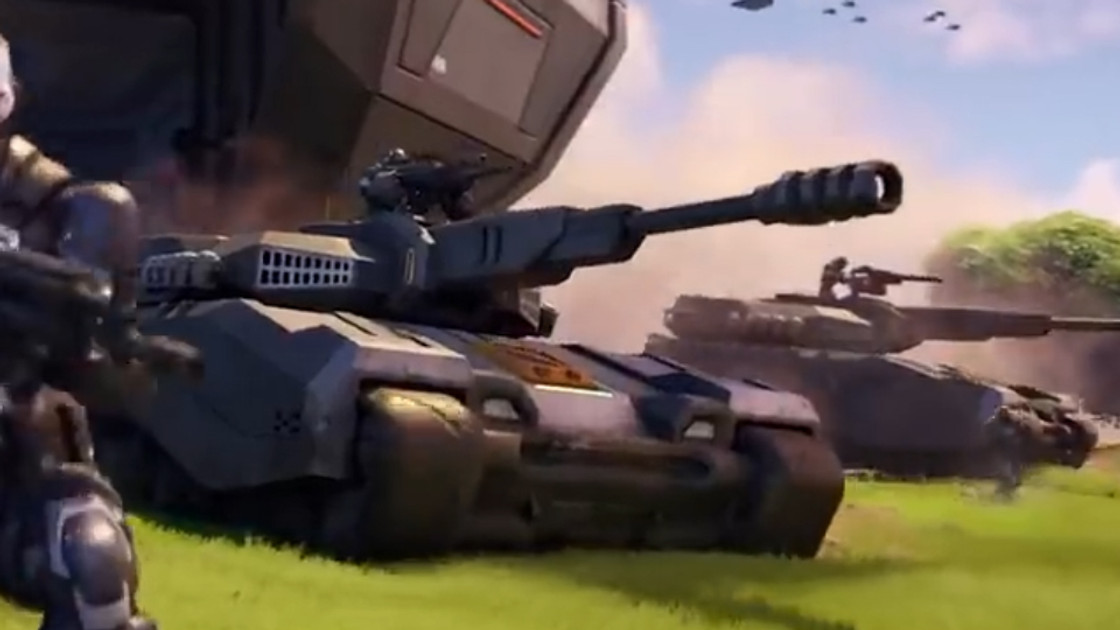 Tank dans Fortnite, de nouveaux véhicules en saison 2 du chapitre 3 ?