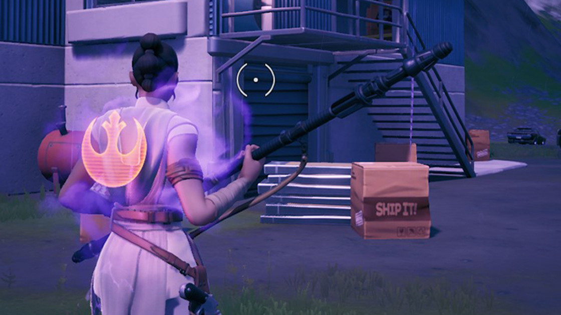 Fortnite : Se cacher dans un carton trompeur à l'usine des boîtes, défi semaine 7 saison 2