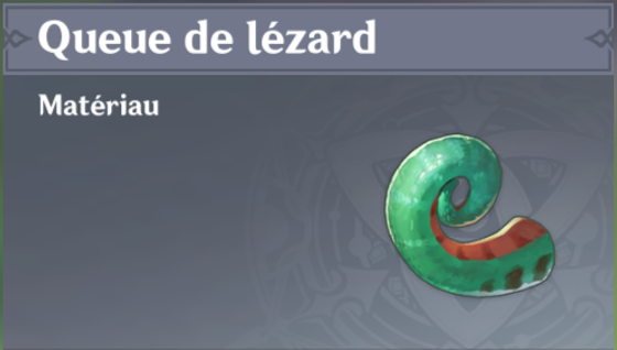 Où trouver des queues de lézard ?