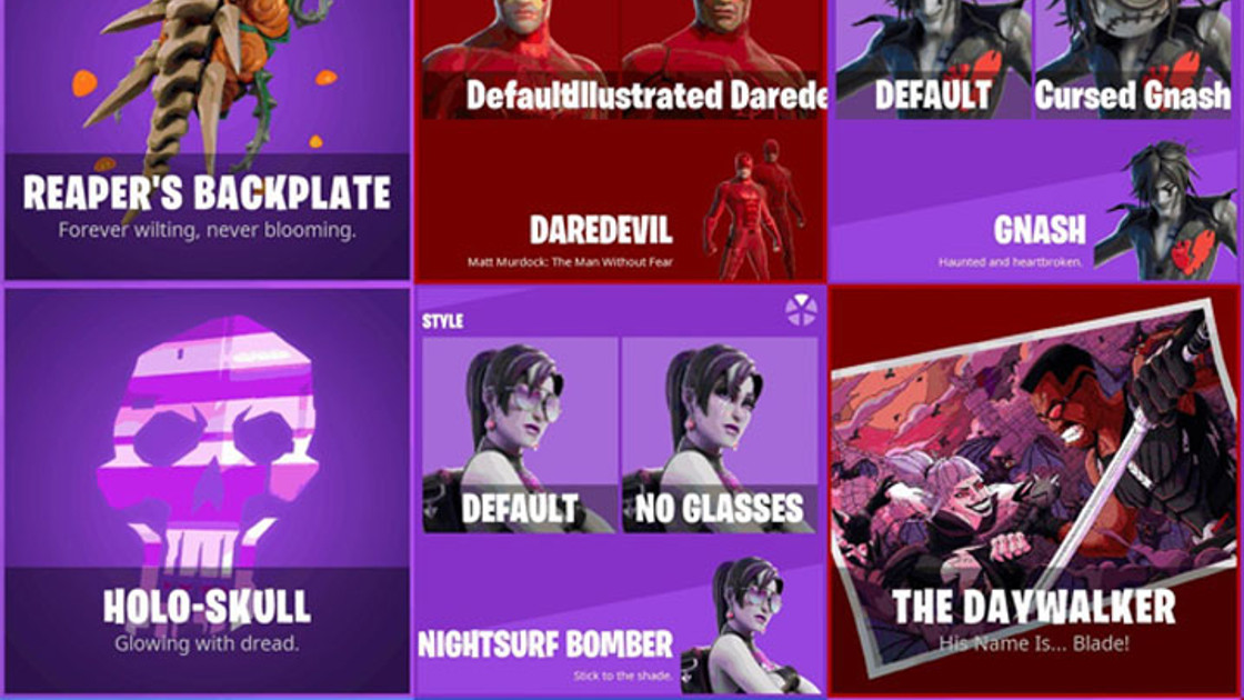 Fortnite : Nouveaux skins leak au 14.30