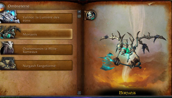 Où trouver Mortanis sur World of Warcraft ?