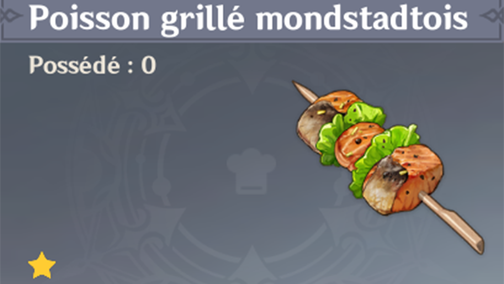 Comment réaliser la recette du poisson grillé mondstadtois sur Genshin Impact ?