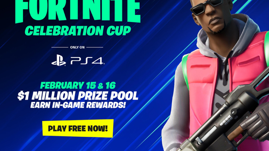 Fortnite : Celebration Cup, tournoi PS4, infos, dates et cashprize