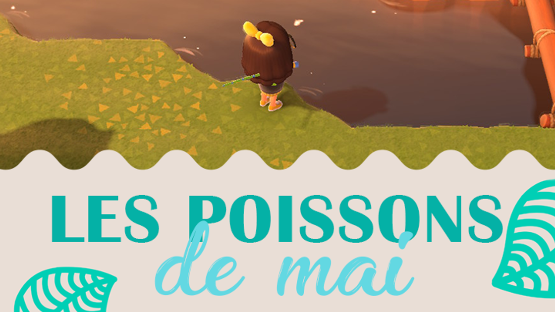 Poissons du mois de mai dans Animal Crossing New Horizons, hémisphère nord et sud