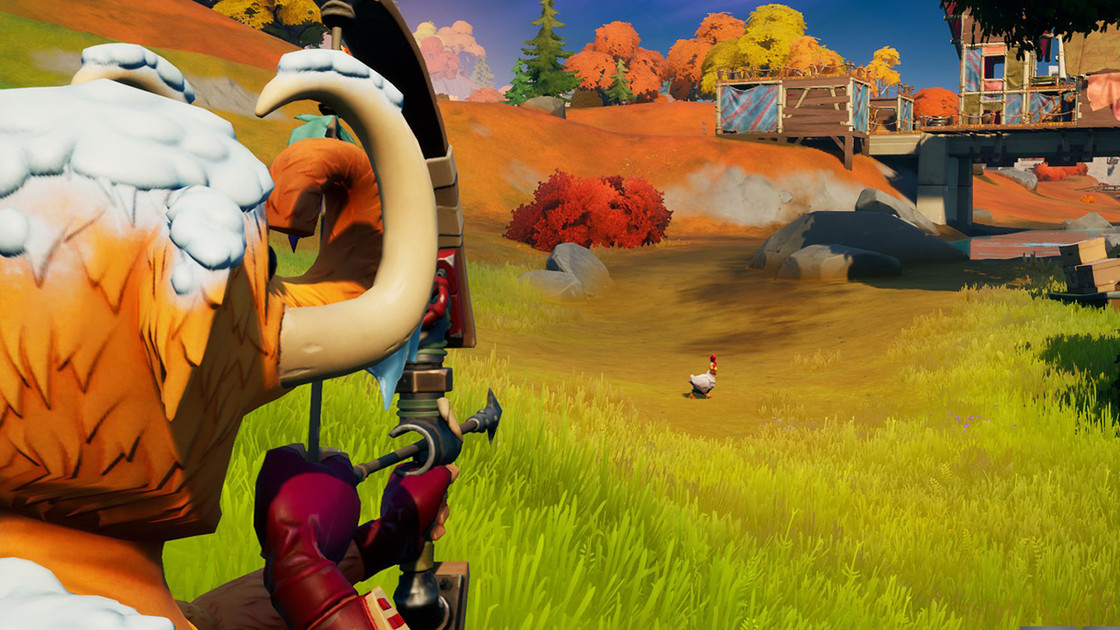 Fortnite : Chasser des poules, défis saison 6