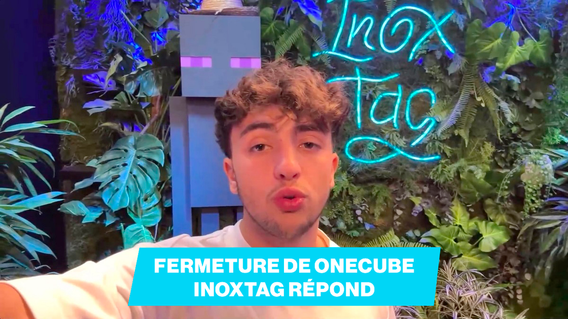 Onecube, le serveur Minecraft d'Inoxtag, ferme définitivement : Inox s'explique dans une vidéo