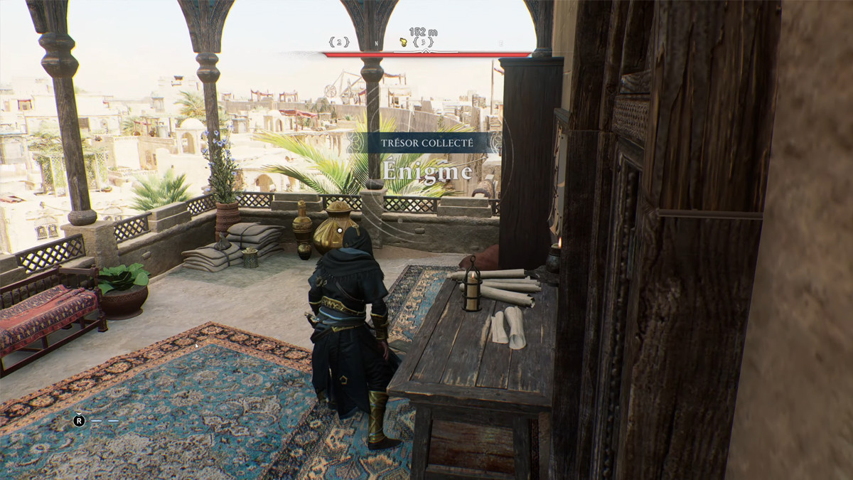 Juste recompense AC Mirage, emplacement et solution de l'énigme dans Assassin's Creed Mirage