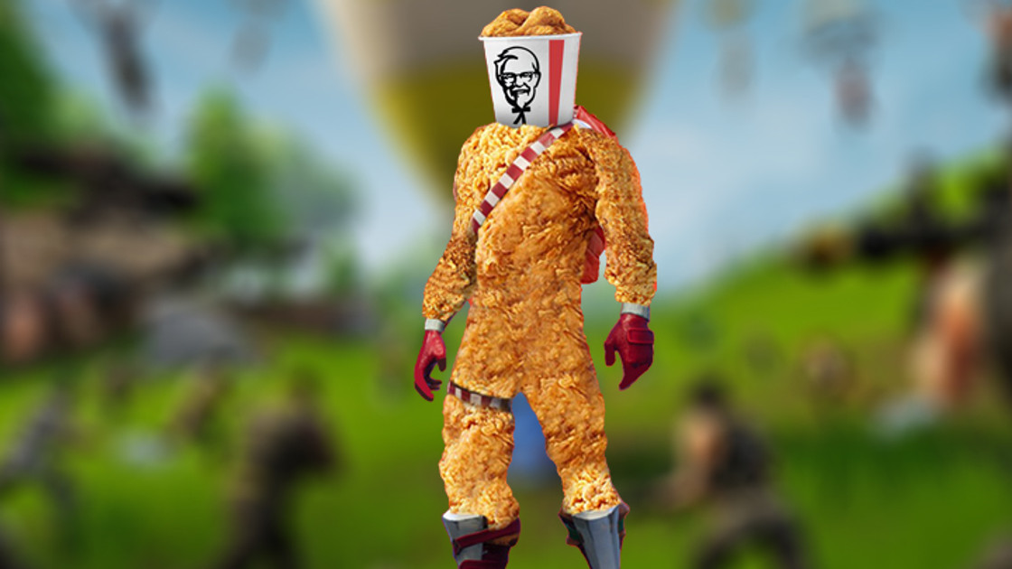 Fortnite : Skin Défenseur poulet, Epic Games pourrait s'associer à KFC
