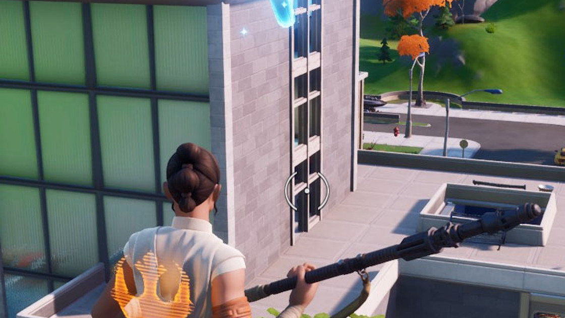 Fortnite : Collecter les anneaux au dessus de Lazy Lake, défi semaine 3