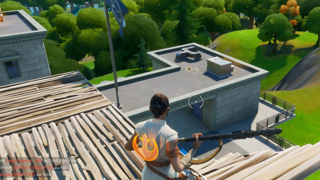 Fortnite : Ouvrir un coffre de faction verrouillé dans différentes bases d'espionnages, défi Assaut de l'Agence