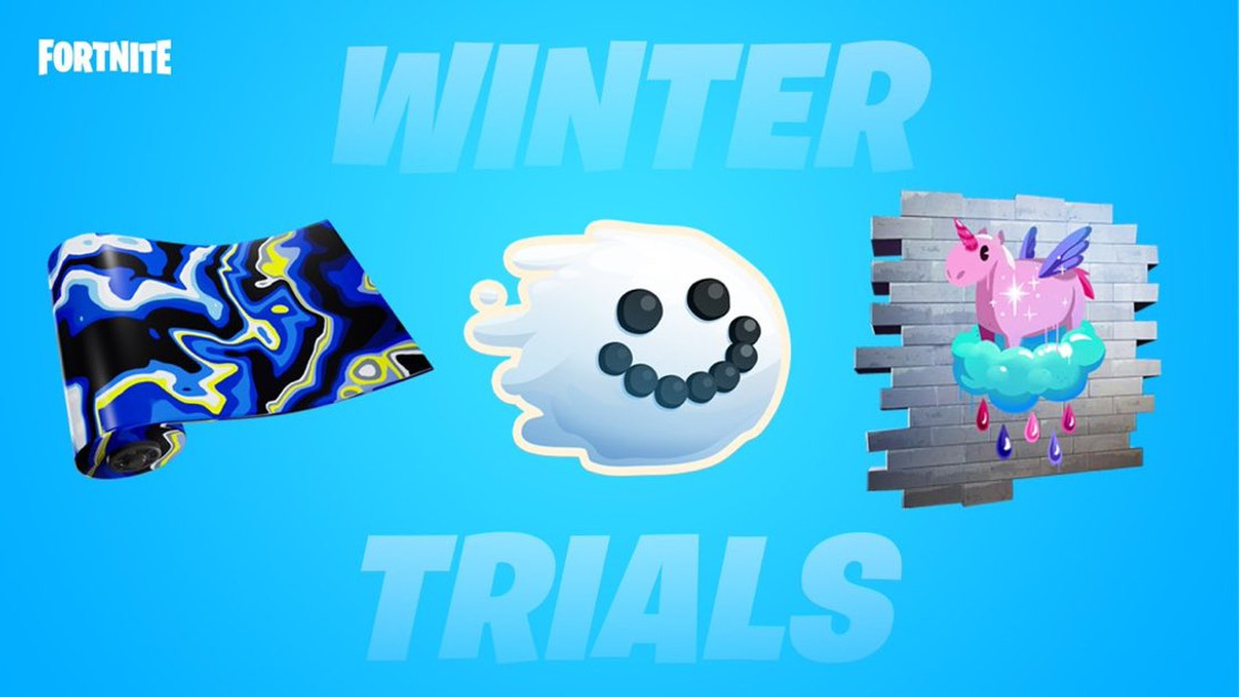 Winter Trials Fortnite, les défis, quêtes et badges de l'événement