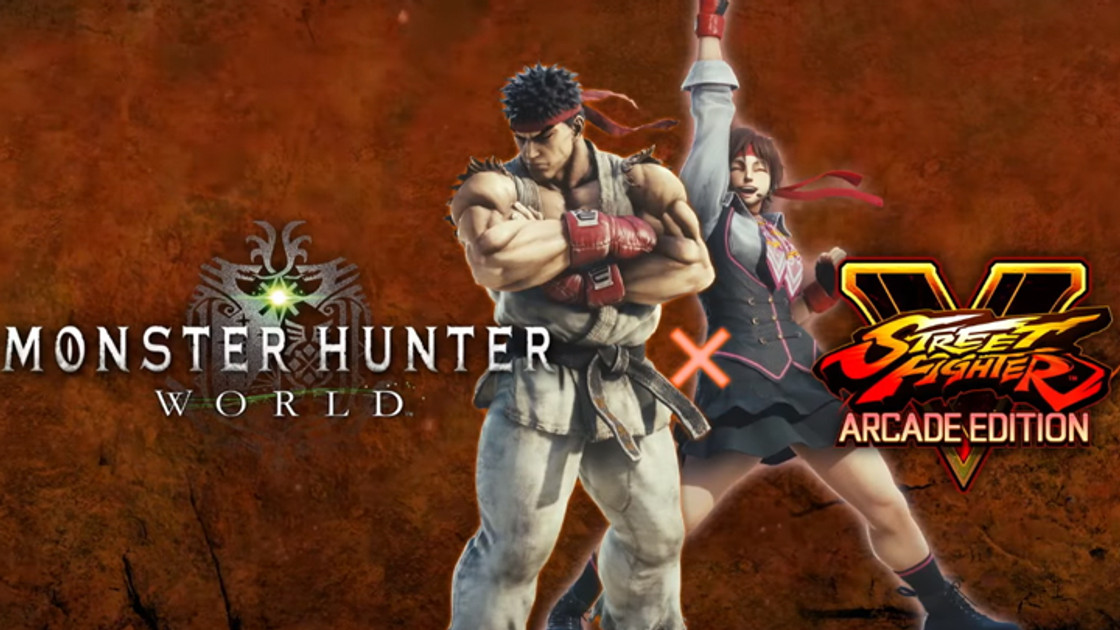 Ryu et Sakura arrivent dans Monster Hunter World
