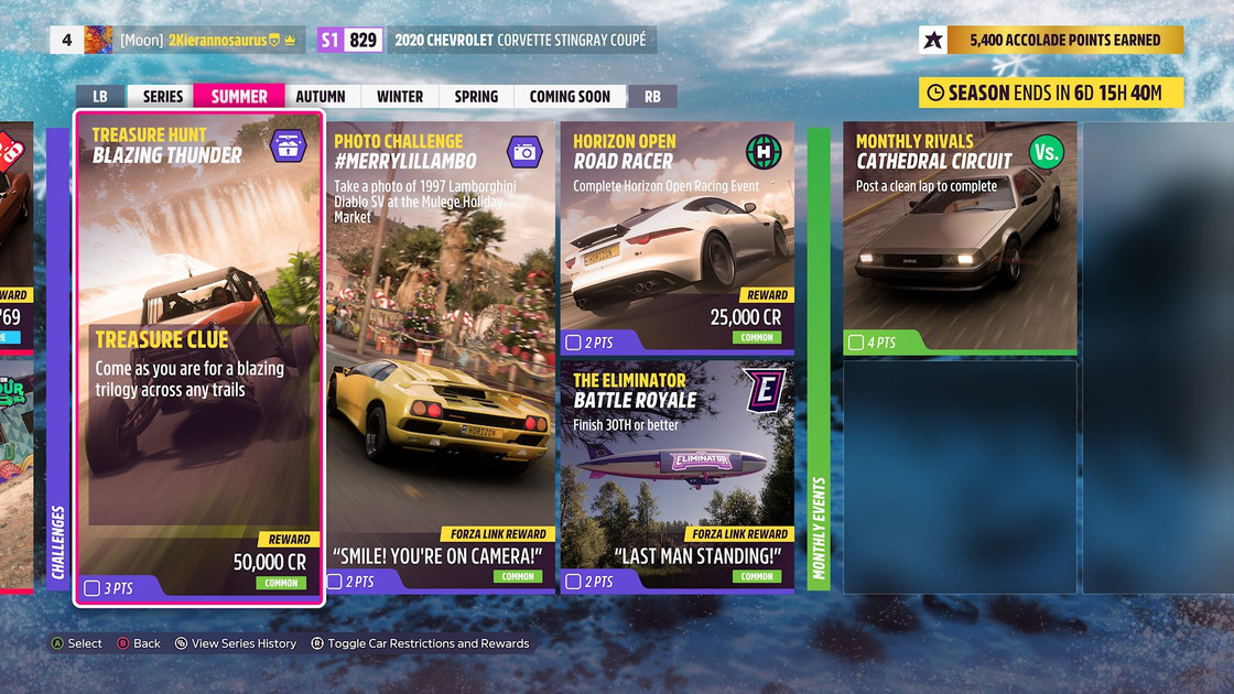 Chasse au trésor Forza Horizon 5, comment l'accomplir ?