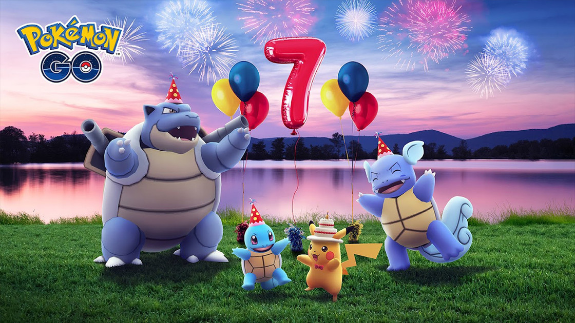 Pokémon Go fête ses 7 ans avec des apparitions, études et raids exceptionnels !