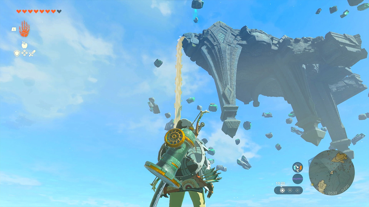 Zelda Tears of the kingdom poisson celeste, comment résoudre l'éngime de la quête La piste vers le ciel ?