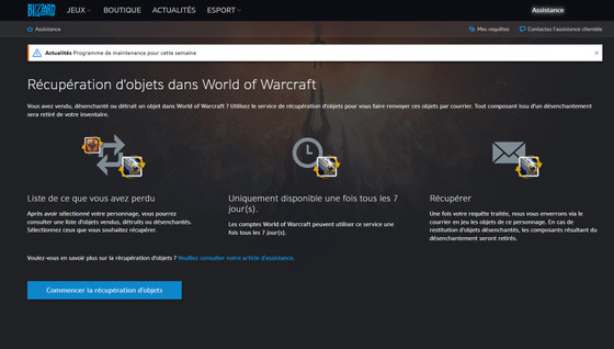 Comment récupérer vos objets sur World of Warcraft ?