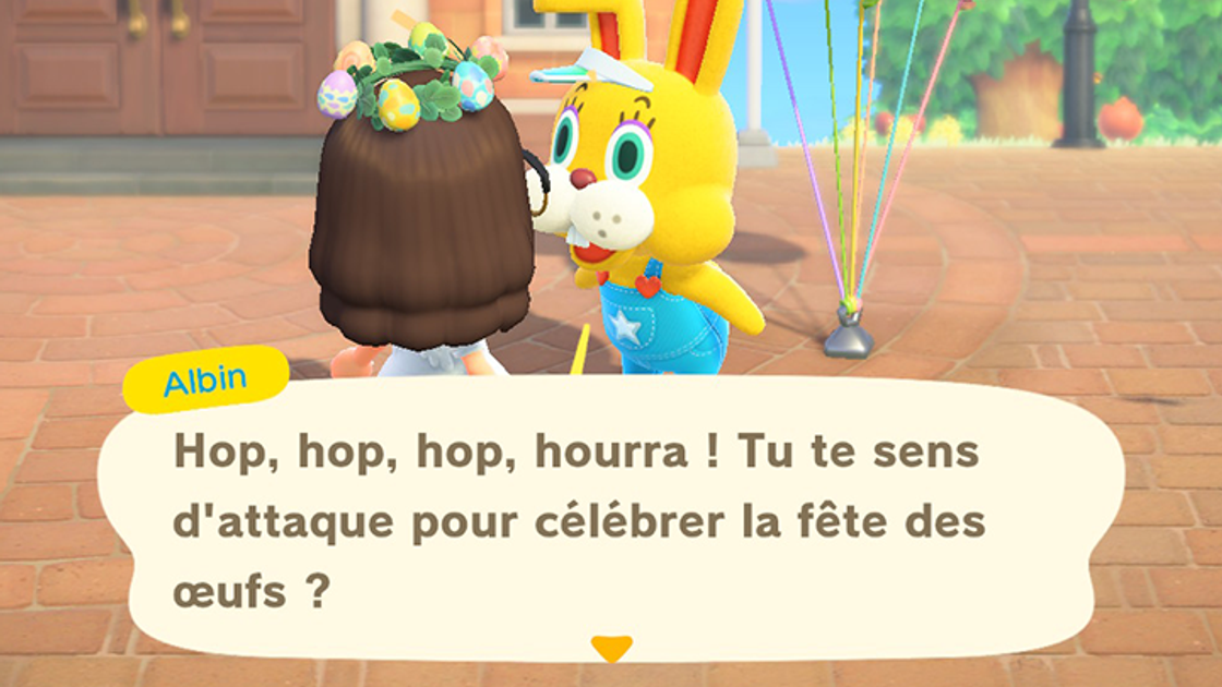 Animal Crossing New Horizons : Fête des oeufs et récompense d'Albin, tout sur l'événement de Pâques du 4 avril