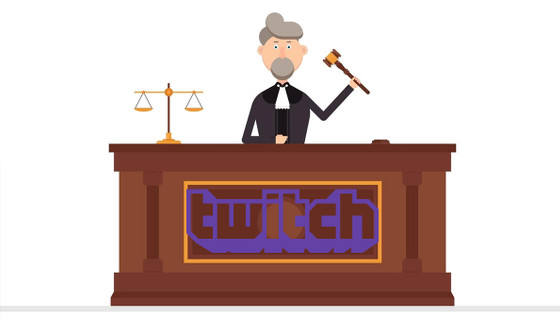 Plaidez votre cause en dans un tribunal pour être deban de Twitch