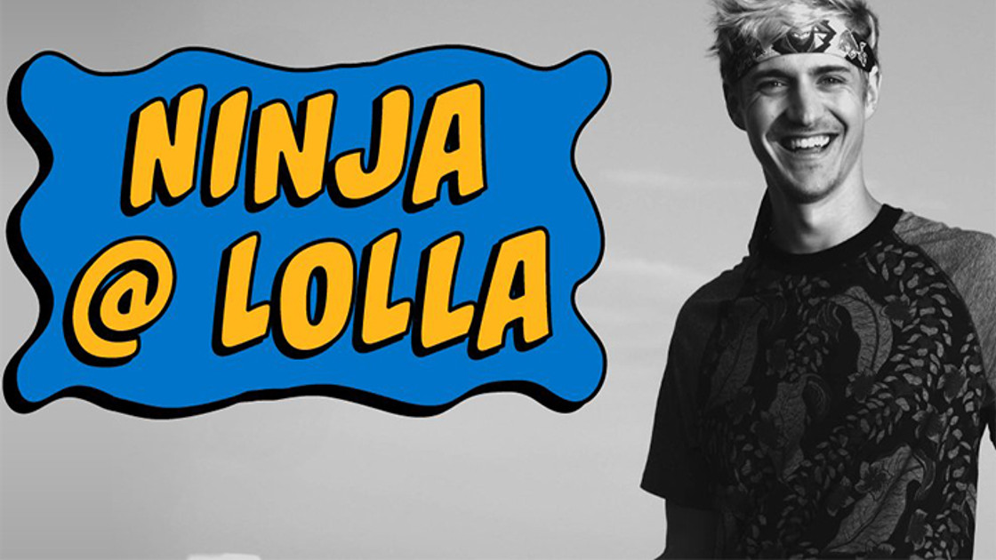 Fortnite : Ninja live au festival Lollapalooza