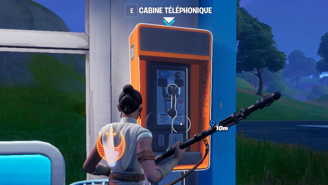 Recevoir les ordres de Slone dans une cabine téléphonique dans Fortnite, défi saison 7