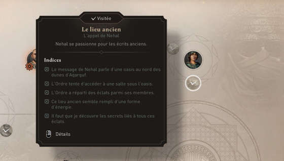 Le lieu ancien Assassin's Creed Mirage, où le trouver pour résoudre l'enquête ?