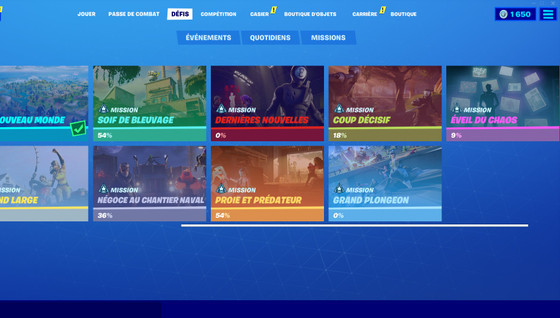 Les défis Fortnite sont-ils finis ?