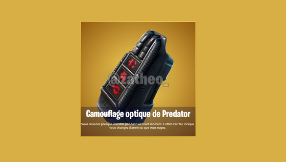 L'arme du Predator disponible sur Fortnite