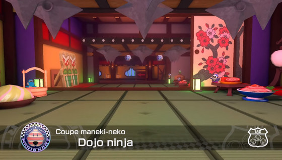 Les raccourcis du circuit Dojo Ninja sur Mario Kart 8 Deluxe