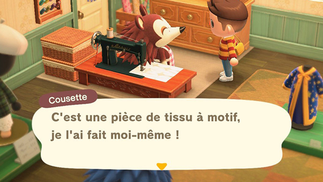 Animal Crossing New Horizons : Cousette, motifs offerts pour la personnalisation de meubles