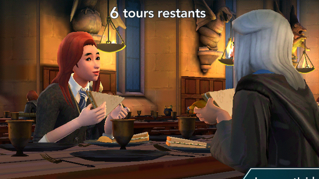 Gagner la confiance de Tulipe, troisième année, Harry Potter Hogwarts Mystery