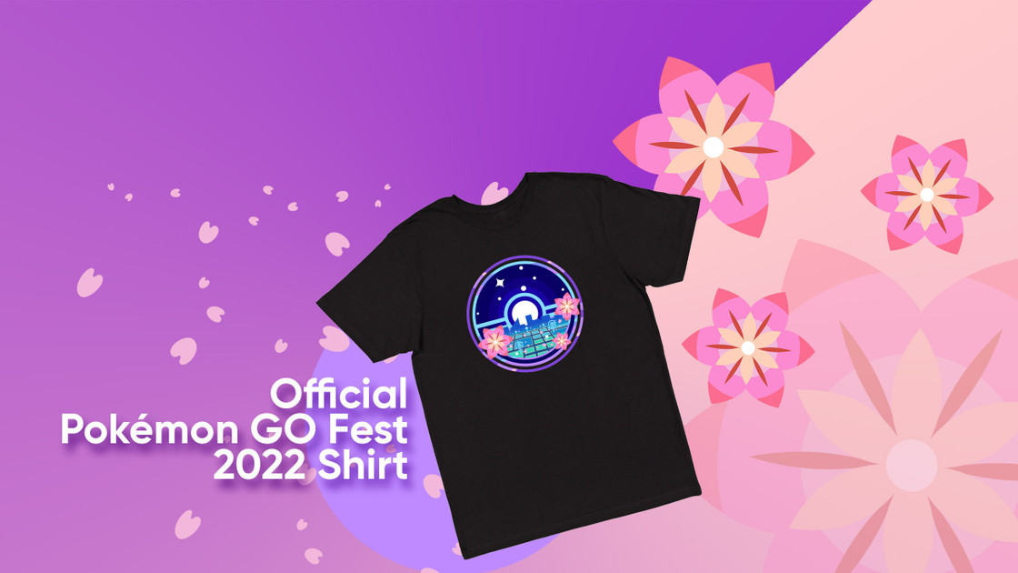 Le t-shirt Pokémon GO Fest 2022 officiel est disponible
