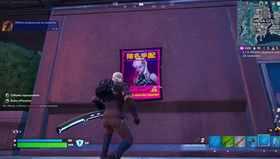 Défi : Afficher plusieurs avis de recherche dans Fortnite