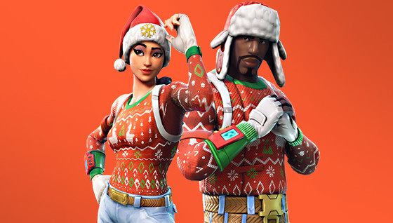 Les skins de Noël sortis sur Fortnite !