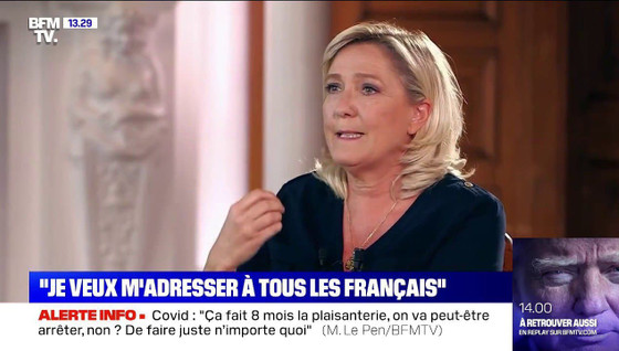 BFM TV va diffuser une émission avec Marine Le Pen sur Twitch