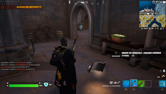 Où trouver des pistolets à silencieux sur Fortnite ?