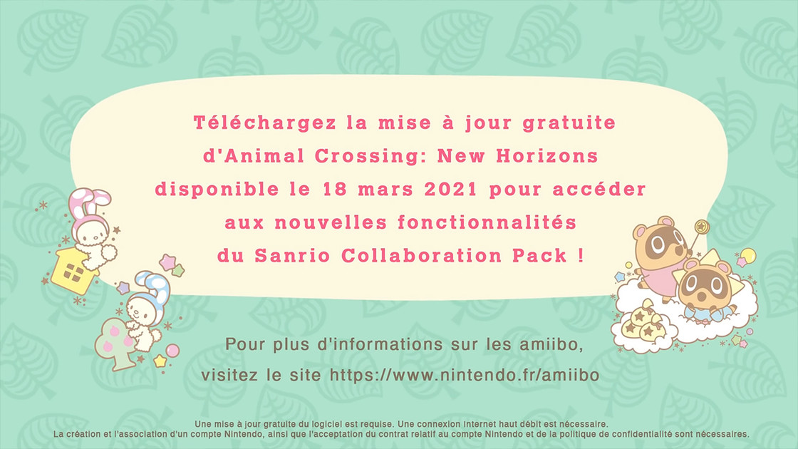 Mise à jour Animal Crossing de mars 2021, date et contenu