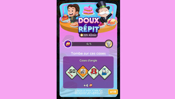 Doux répit Monopoly GO, paliers, récompenses et durée pour l'événement d'avril 2024