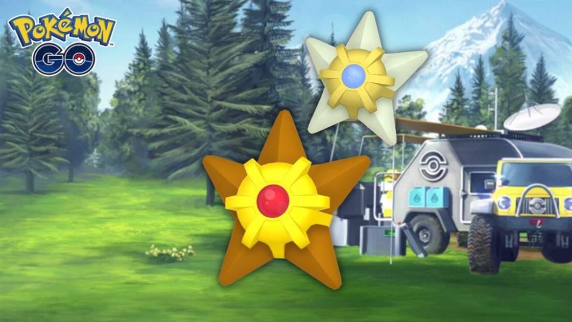 Stari (shiny) dans les Heures de Pokémon Vedette de juillet 2022 sur Pokémon GO
