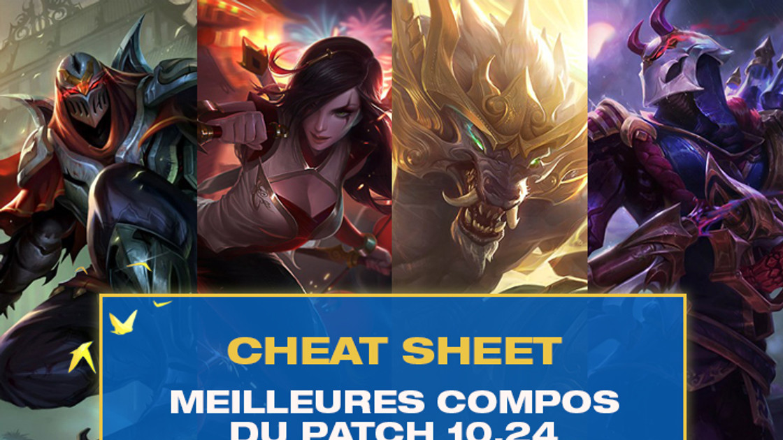 TFT : Cheat sheet des meilleures compos du patch 10.24