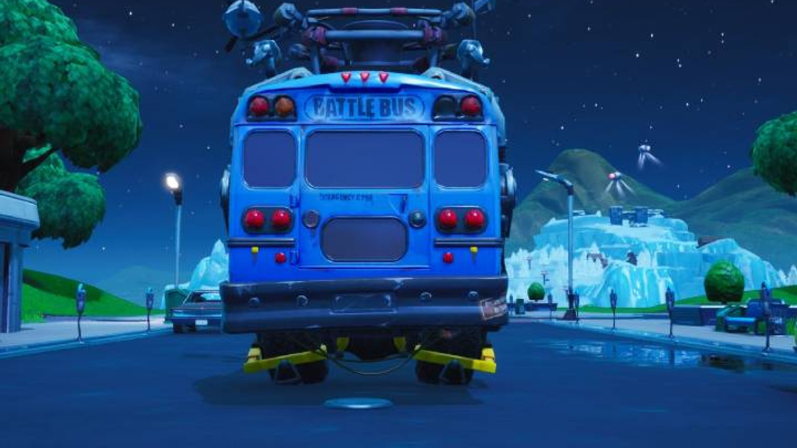 Fortnite : Remercier le chauffeur du bus et finir dans le top 20 dans plusieurs parties, défi 14 jours de l'été