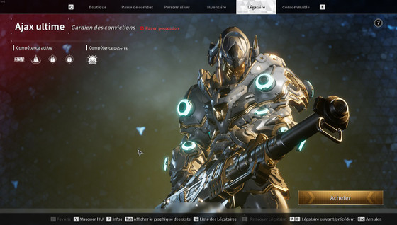 Ajax Build : quel équipement choisir pour ce légataire dans The First Descendant ?