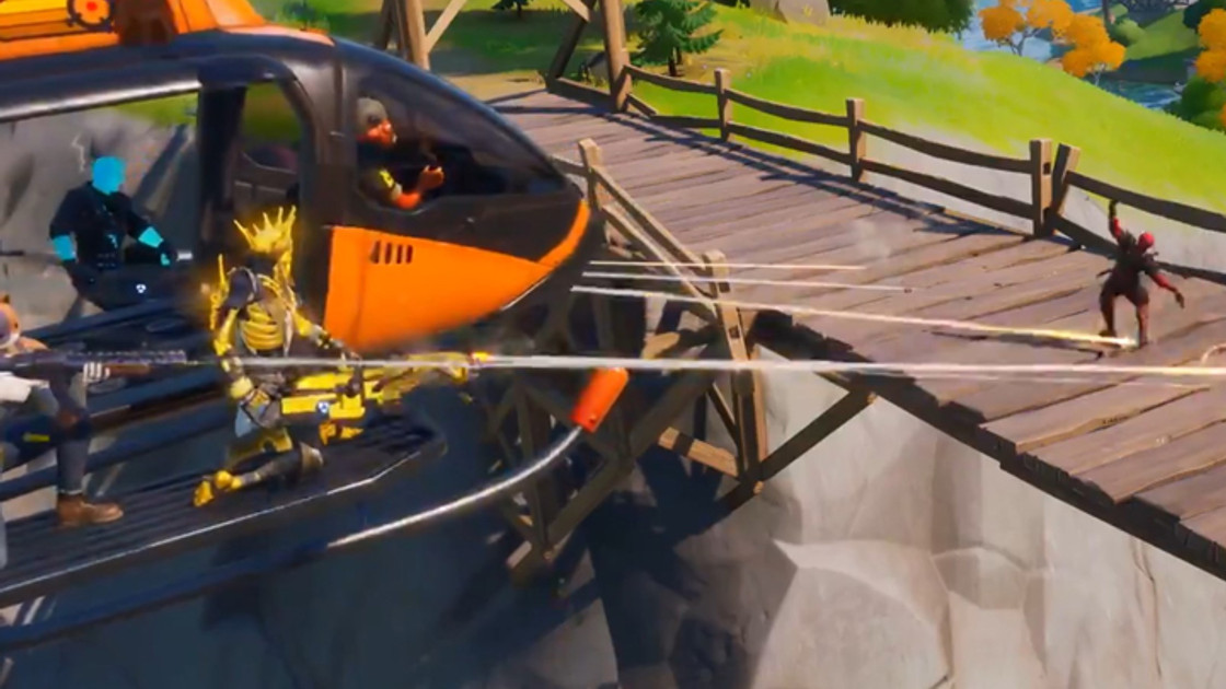 Fortnite : Hélicoptère, où se trouve Choppa ? Emplacement et carte