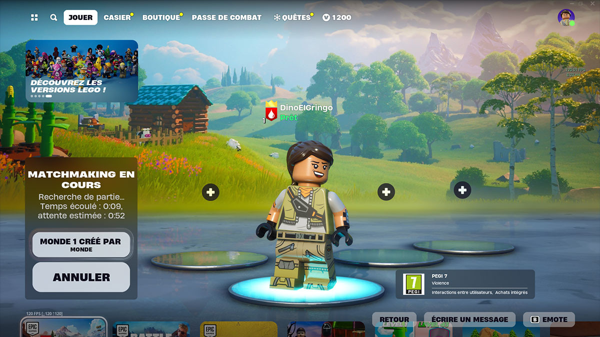 LEGO Fortnite, comment jouer au nouveau mode de jeu ?