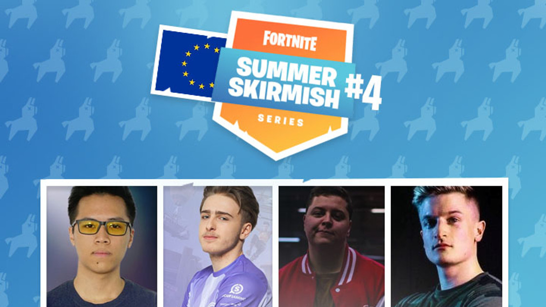 Fortnite Skirmish Series Semaine 4 : Liste des joueurs européens et français présents