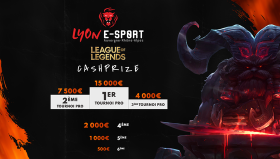 Toutes les informations sur le tournoi LoL de la Lyon e-Sport 2021 !