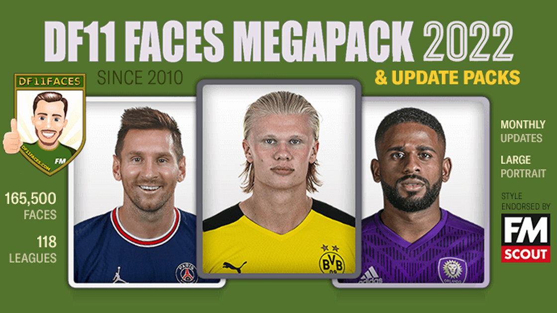 Facepack Football Manager 2022, comment avoir les visages des joueurs sur FM22