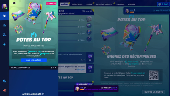 fn.gg Reboot Rally Fortnite, comment participer à l'évènement Potes au top Fortnite 2023 ?