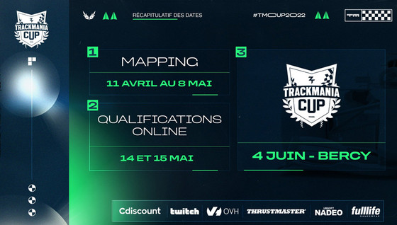 Quelles dates pour la Trackmania Cup 2022 ?