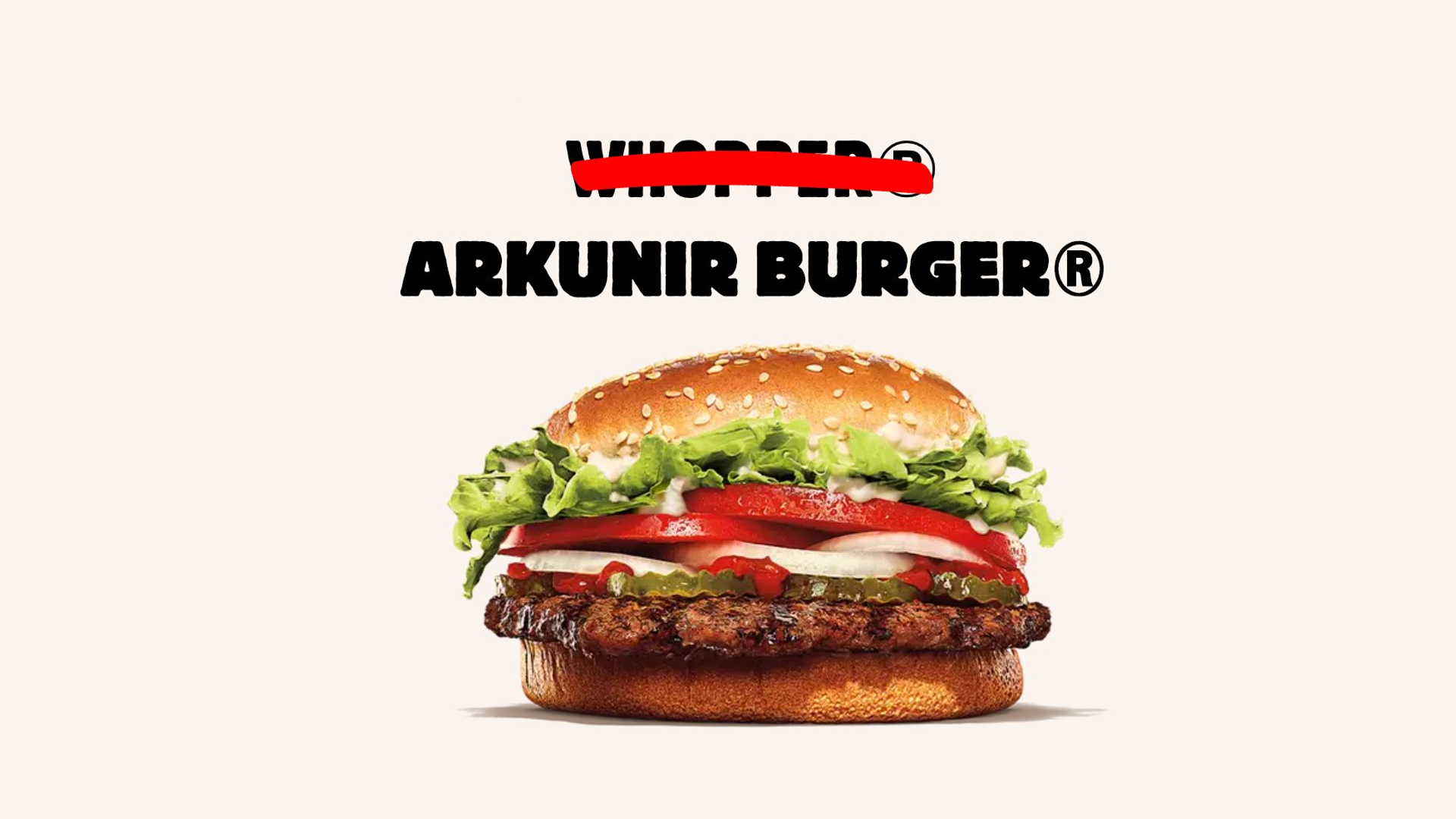 Arkunir va avoir son burger chez Burger King !
